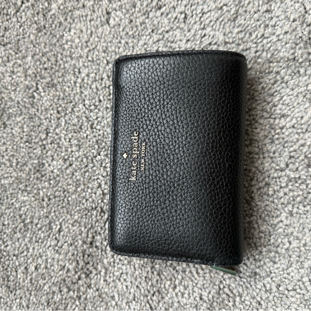 Kate Spade Black Textured Wallet